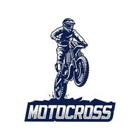 vector logo de motocross