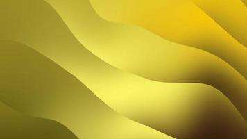 Abstract gradient gold wave background seamless loop video