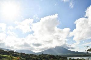 Scenic mountain landscape photo