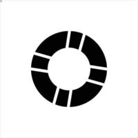 life saver icon with isolated vektor and transparent background vector