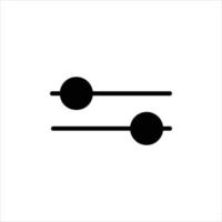 filter icon with isolated vektor and transparent background vector