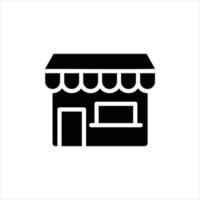 Tienda icono con aislado vektor y transparente antecedentes vector