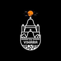 Retro Vihara Logo vector