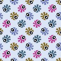 Floral Design. Seamless Pattern. Textile Background vector