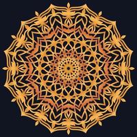 Decorative elements luxury ornament pattern gradient mandala design vector