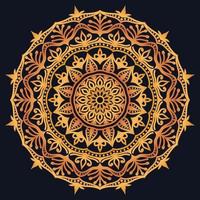 Decorative elements luxury ornament pattern gradient mandala design vector