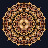 Decorative elements luxury ornament pattern gradient mandala design vector