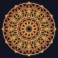 Decorative elements luxury ornament pattern gradient mandala design vector