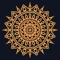 Decorative elements luxury ornament pattern gradient mandala design vector