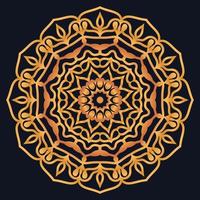 Decorative elements luxury ornament pattern gradient mandala design vector