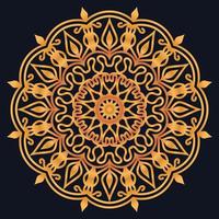 Decorative elements luxury ornament pattern gradient mandala design vector
