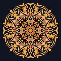 Decorative elements luxury ornament pattern gradient mandala design vector