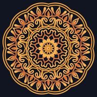 Decorative elements luxury ornament pattern gradient mandala design vector