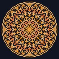 Decorative elements luxury ornament pattern gradient mandala design vector