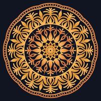 Decorative elements luxury ornament pattern gradient mandala design vector