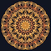 elementos decorativos lujo ornamento patrón gradiente mandala diseño vector