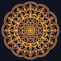 Decorative elements luxury ornament pattern gradient mandala design vector