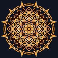 Decorative elements luxury ornament pattern gradient mandala design vector