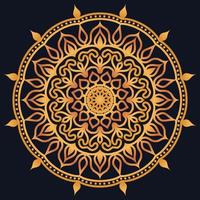 Decorative elements luxury ornament pattern gradient mandala design vector