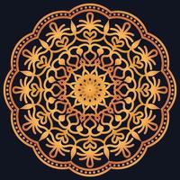 Decorative elements luxury ornament pattern gradient mandala design vector