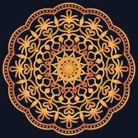 Decorative elements luxury ornament pattern gradient mandala design vector