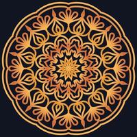 Decorative elements luxury ornament pattern gradient mandala design vector
