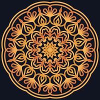 Decorative elements luxury ornament pattern gradient mandala design vector