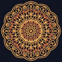 Decorative elements luxury ornament pattern gradient mandala design vector