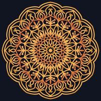 Decorative elements luxury ornament pattern gradient mandala design vector