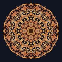 Decorative elements luxury ornament pattern gradient mandala design vector
