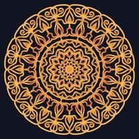Decorative elements luxury ornament pattern gradient mandala design vector