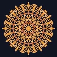 Decorative elements luxury ornament pattern gradient mandala design vector