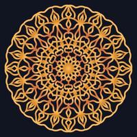Decorative elements luxury ornament pattern gradient mandala design vector