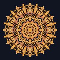 Decorative elements luxury ornament pattern gradient mandala design vector
