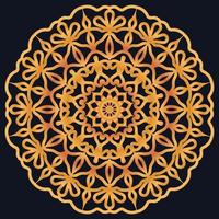 Decorative elements luxury ornament pattern gradient mandala design vector