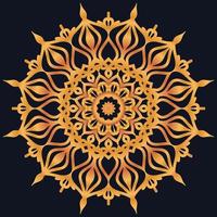 Decorative elements luxury ornament pattern gradient mandala design vector