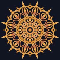 Decorative elements luxury ornament pattern gradient mandala design vector