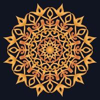Decorative elements luxury ornament pattern gradient mandala design vector