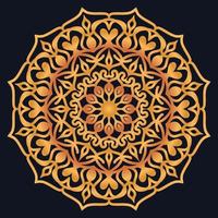 Decorative elements luxury ornament pattern gradient mandala design vector