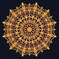 Decorative elements luxury ornament pattern gradient mandala design vector