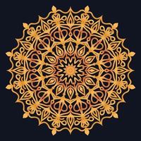 Decorative elements luxury ornament pattern gradient mandala design vector