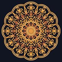 Decorative elements luxury ornament pattern gradient mandala design vector