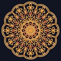 Decorative elements luxury ornament pattern gradient mandala design vector