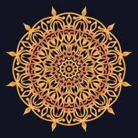 Decorative elements luxury ornament pattern gradient mandala design vector