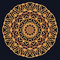 Decorative elements luxury ornament pattern gradient mandala design vector