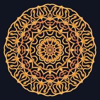 Decorative elements luxury ornament pattern gradient mandala design vector