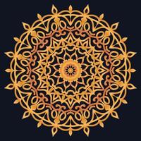 Decorative elements luxury ornament pattern gradient mandala design vector