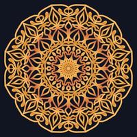 Decorative elements luxury ornament pattern gradient mandala design vector