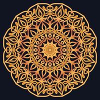 Decorative elements luxury ornament pattern gradient mandala design vector