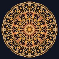 Decorative elements luxury ornament pattern gradient mandala design vector